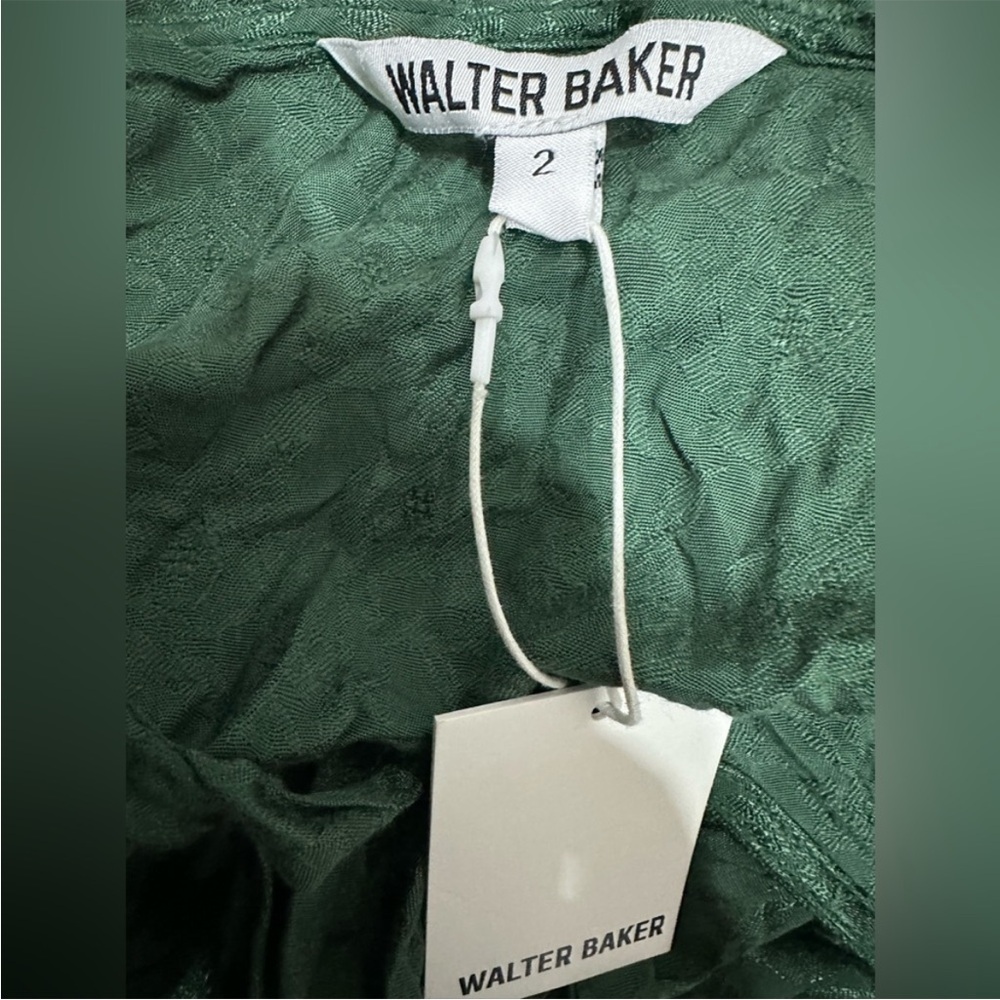 NWT - Walter Baker Aura Green Women's Dress - size 2 - Picture 4 of 4